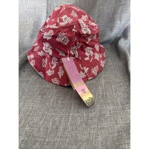 Vintage Y2K Red Harry Potter Bucket Hat With Hedwig NWT  2001